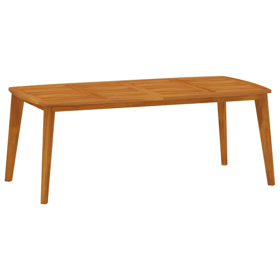 Ensemble à manger de jardin 9 pcs Bois d'acacia solide - 4