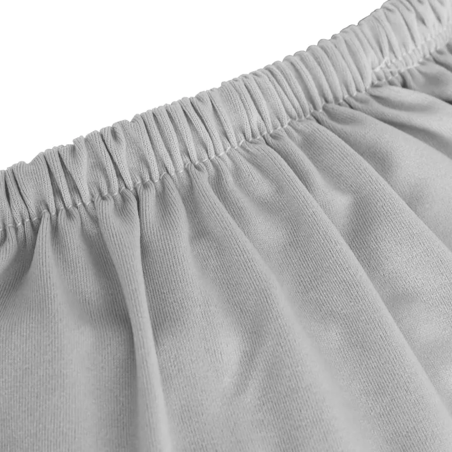 Housse extensible de canapé 4 places Gris Jersey de polyester - 5