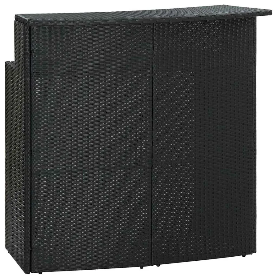 Ensemble de bar de jardin avec coussins 3 pcs Noir - 6