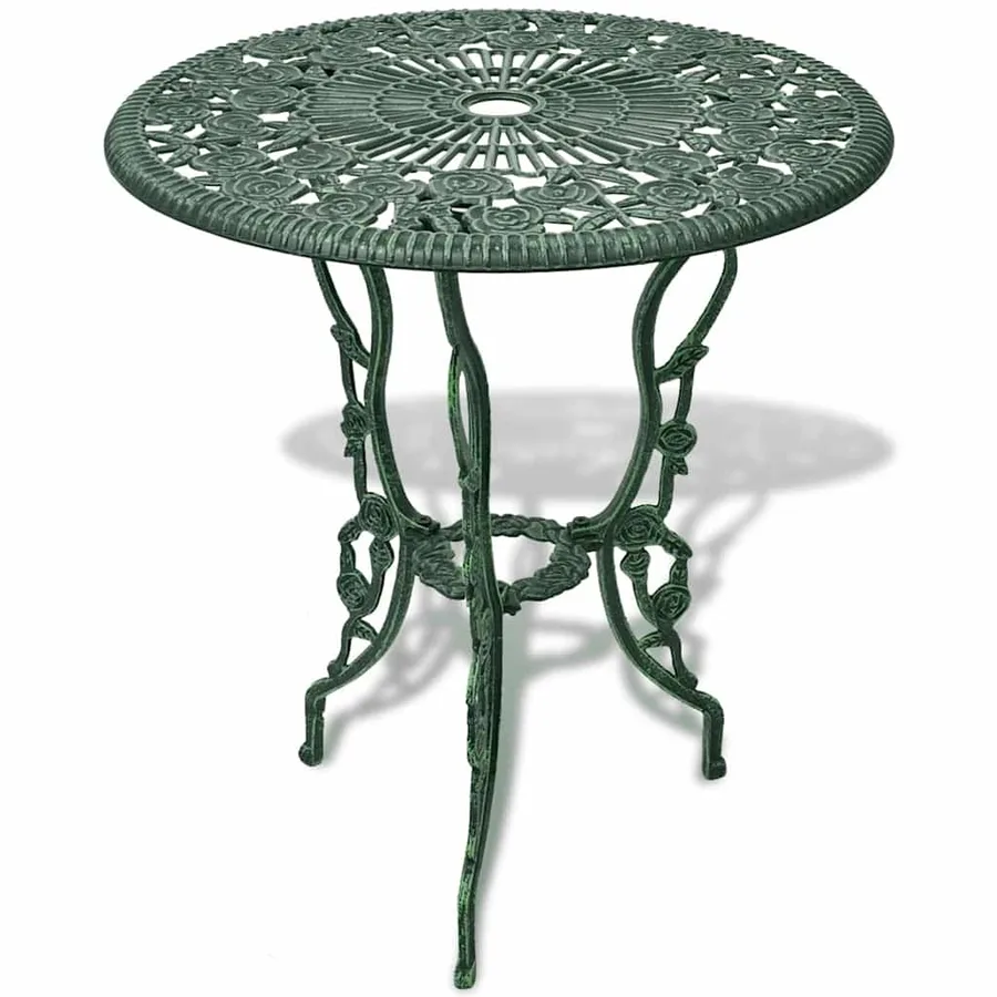 Ensemble de bistro 3 pcs Aluminium coulé Vert - 2