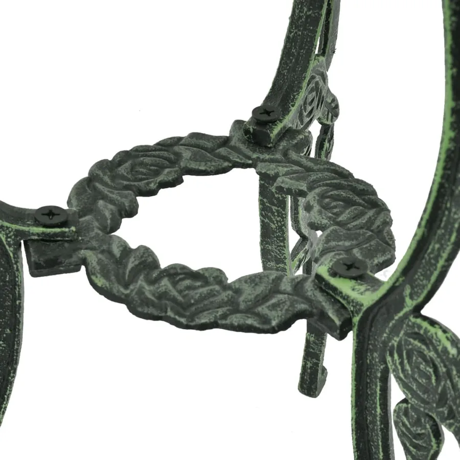 Ensemble de bistro 3 pcs Aluminium coulé Vert - 4