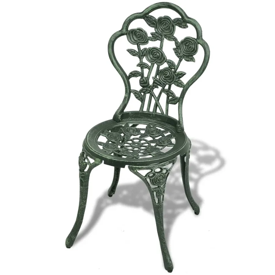 Ensemble de bistro 3 pcs Aluminium coulé Vert - 6