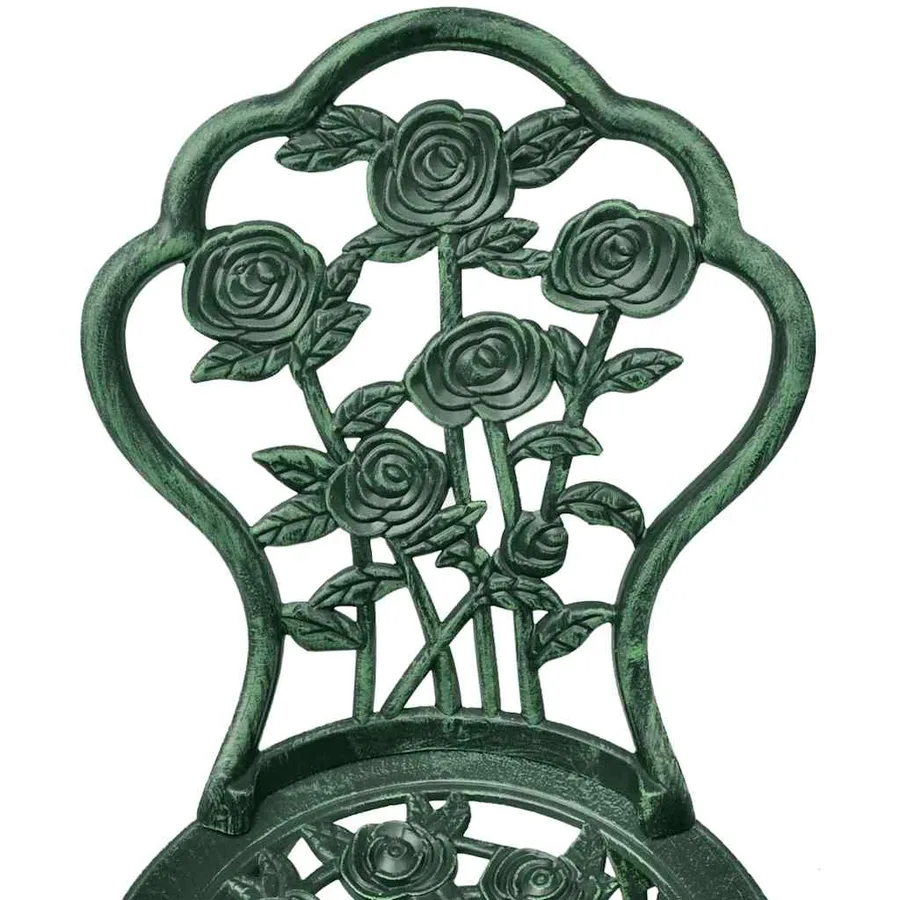 Ensemble de bistro 3 pcs Aluminium coulé Vert - 7