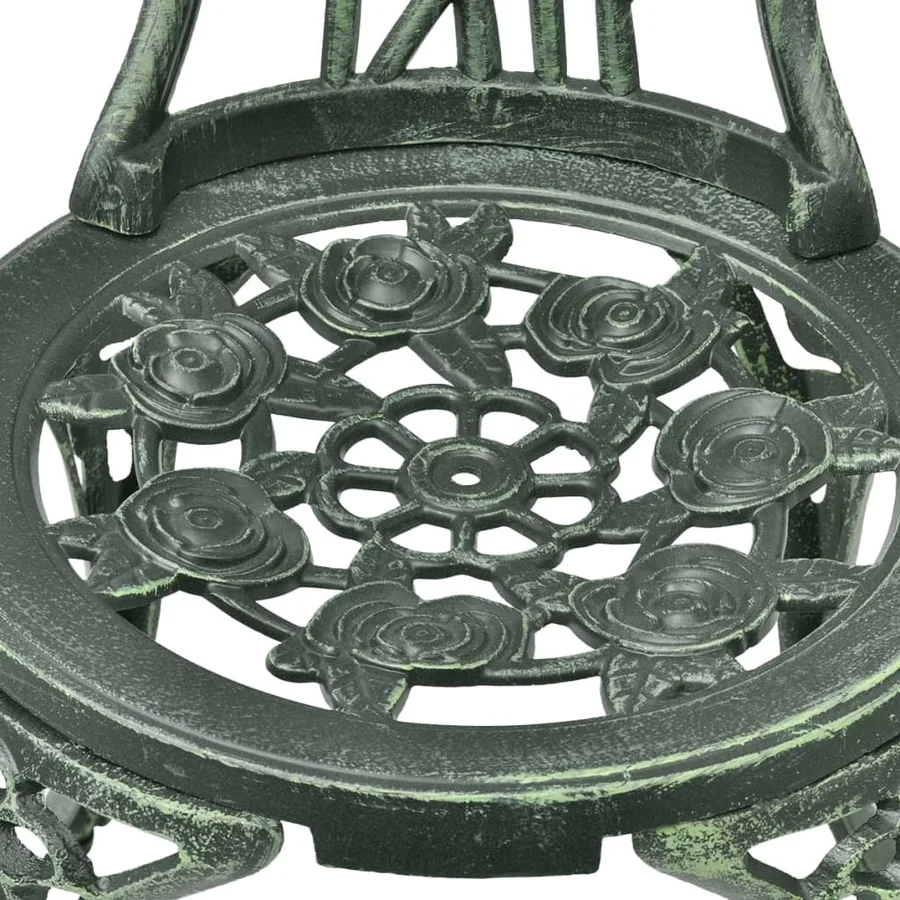 Ensemble de bistro 3 pcs Aluminium coulé Vert - 8