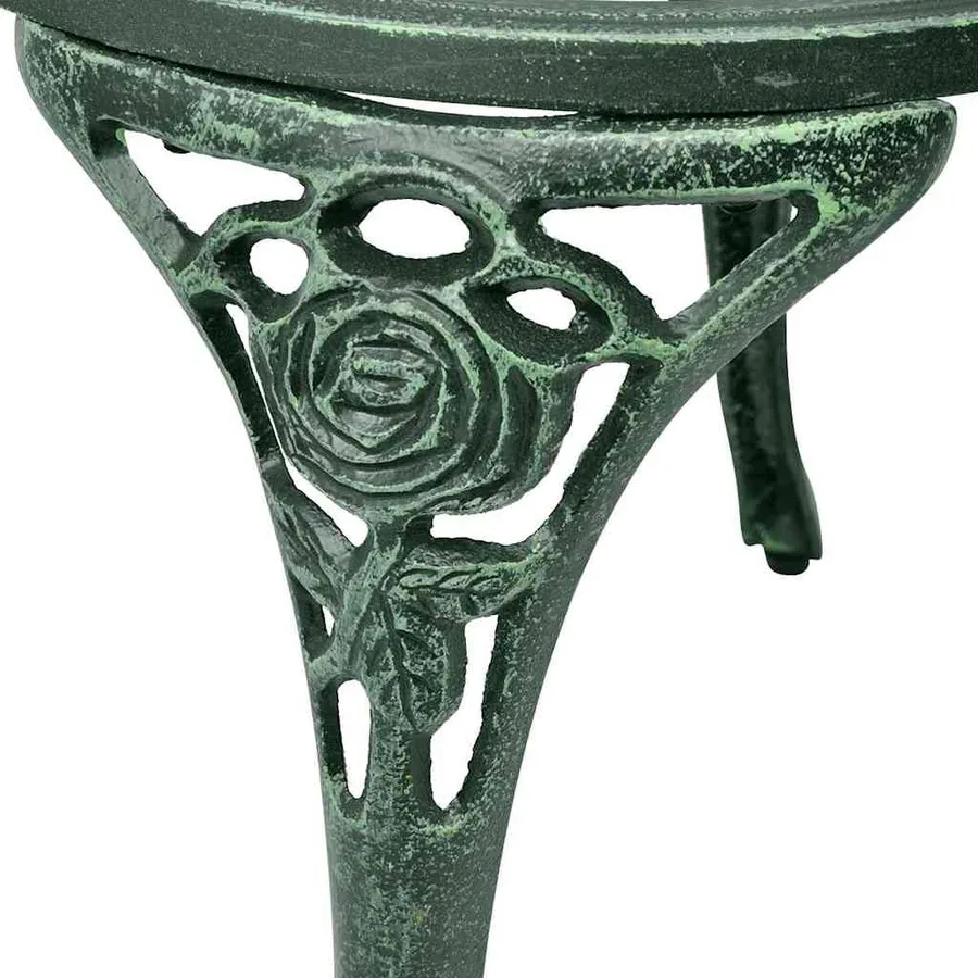 Ensemble de bistro 3 pcs Aluminium coulé Vert - 9