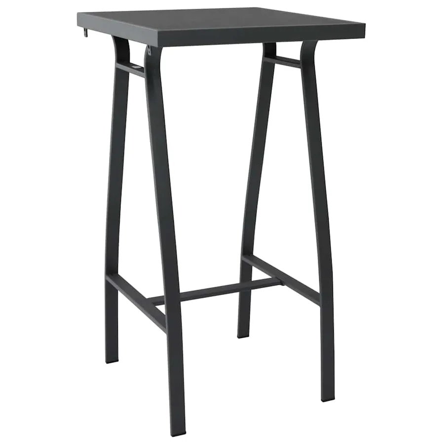 Ensemble de bar de jardin 3 pcs Noir - 2