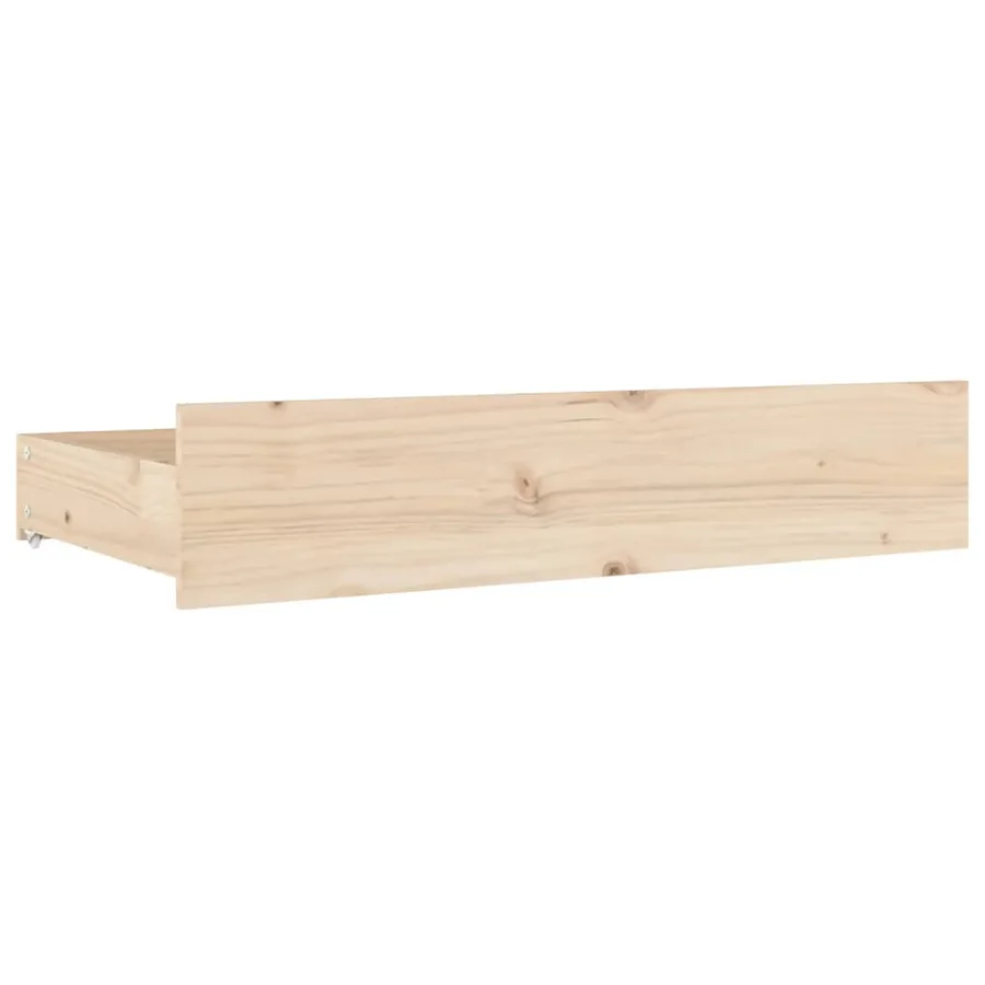 Tiroirs de lit 4 pcs Bois de pin massif - 3