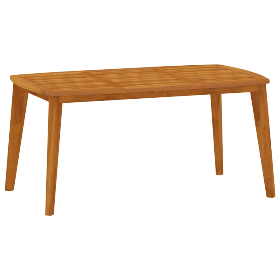 Ensemble à manger de jardin 7 pcs Bois d'acacia solide - 4