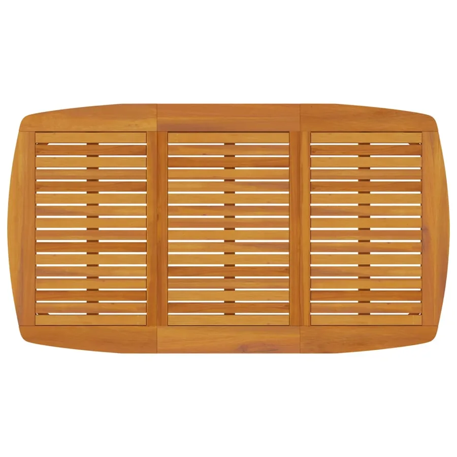 Ensemble à manger de jardin 7 pcs Bois d'acacia solide - 5