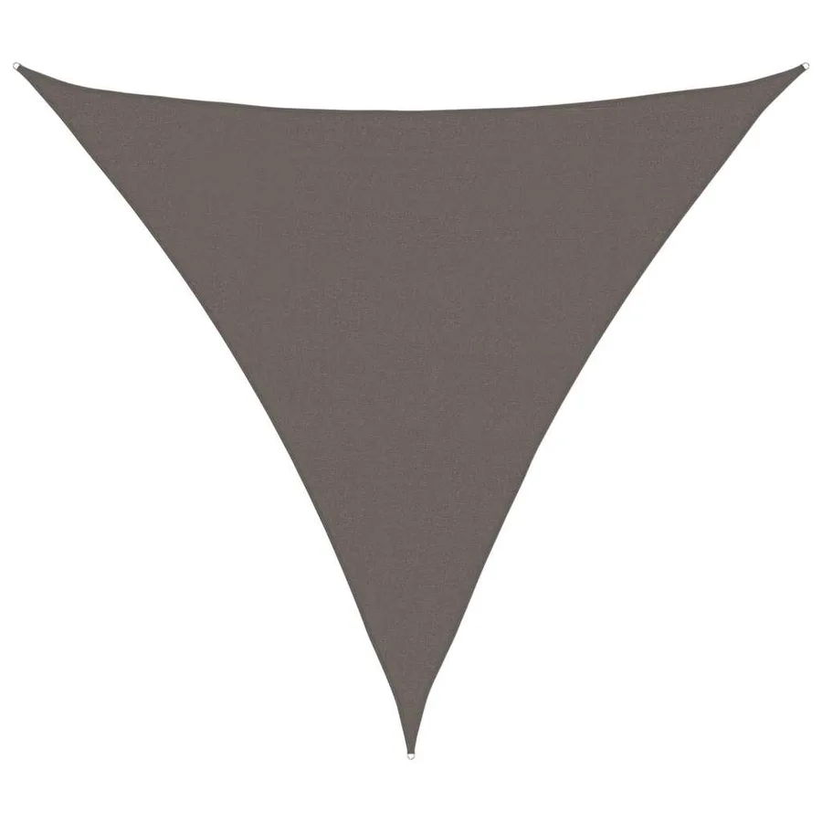 Parasol en PEHD triangulaire 5x5x5 m Anthracite - 2