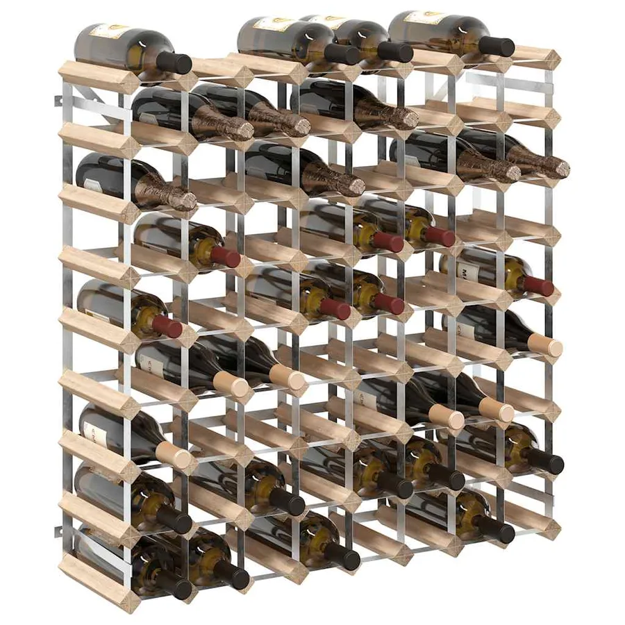 Casier à bouteilles pour 72 bouteilles Pinède solide - 4