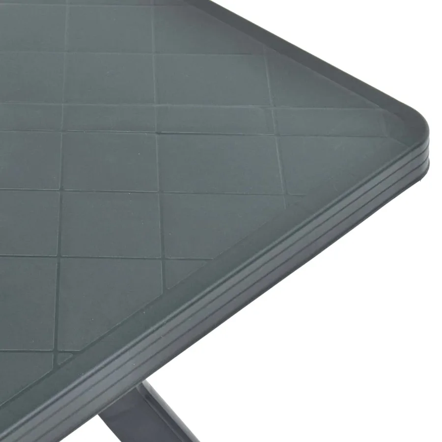 Table de bistro Vert 70x70x72 cm Plastique - 4