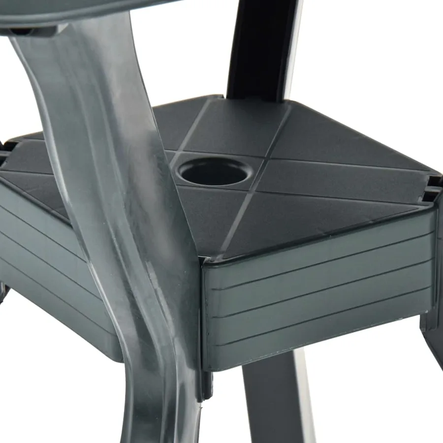Table de bistro Vert 70x70x72 cm Plastique - 5