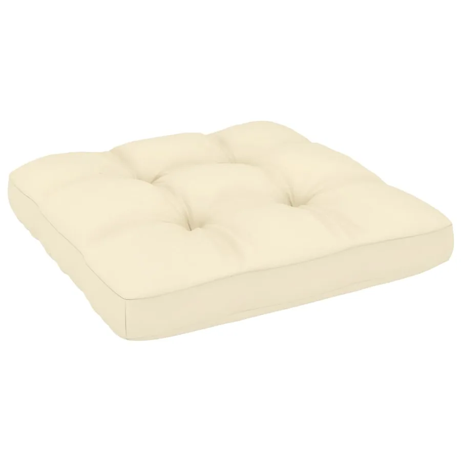 Repose-pieds de jardin avec coussins lot de 2 Bois pin solide - 5