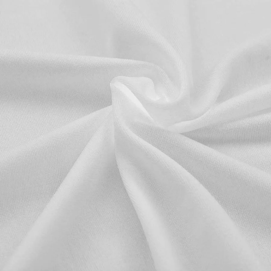 Housses extensibles pour table 2 pièces 183 x 76 x 74 cm Blanc - 5