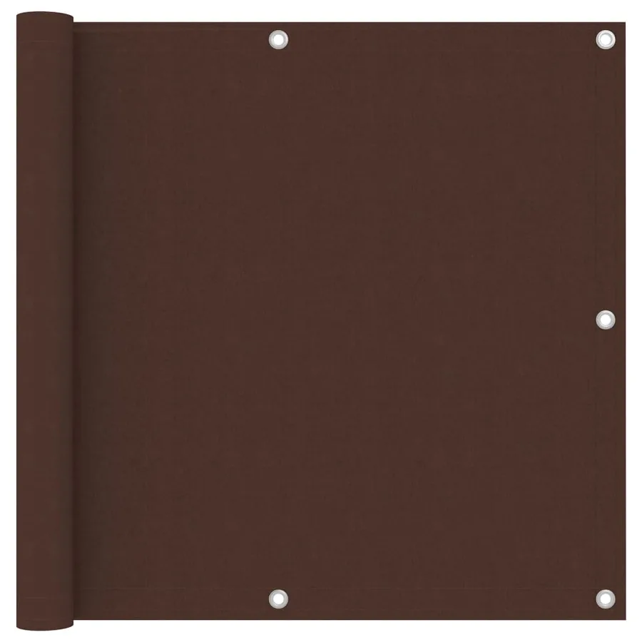 Écran de balcon Marron 90x300 cm Tissu Oxford