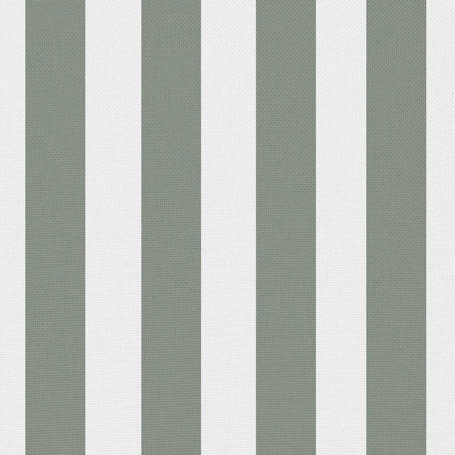 Oreiller d'extérieur lot de 2 Impression rayure 60 x 40 cm Gris - 5