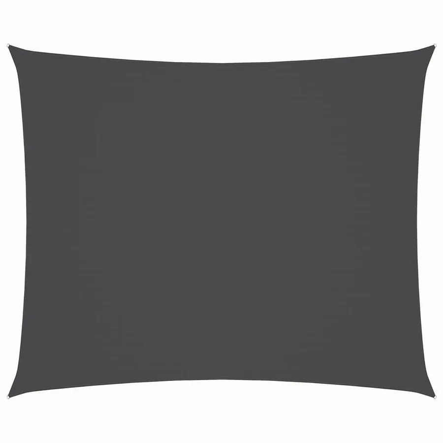 Voile de parasol Tissu Oxford rectangulaire 3x4 m Anthracite - 2
