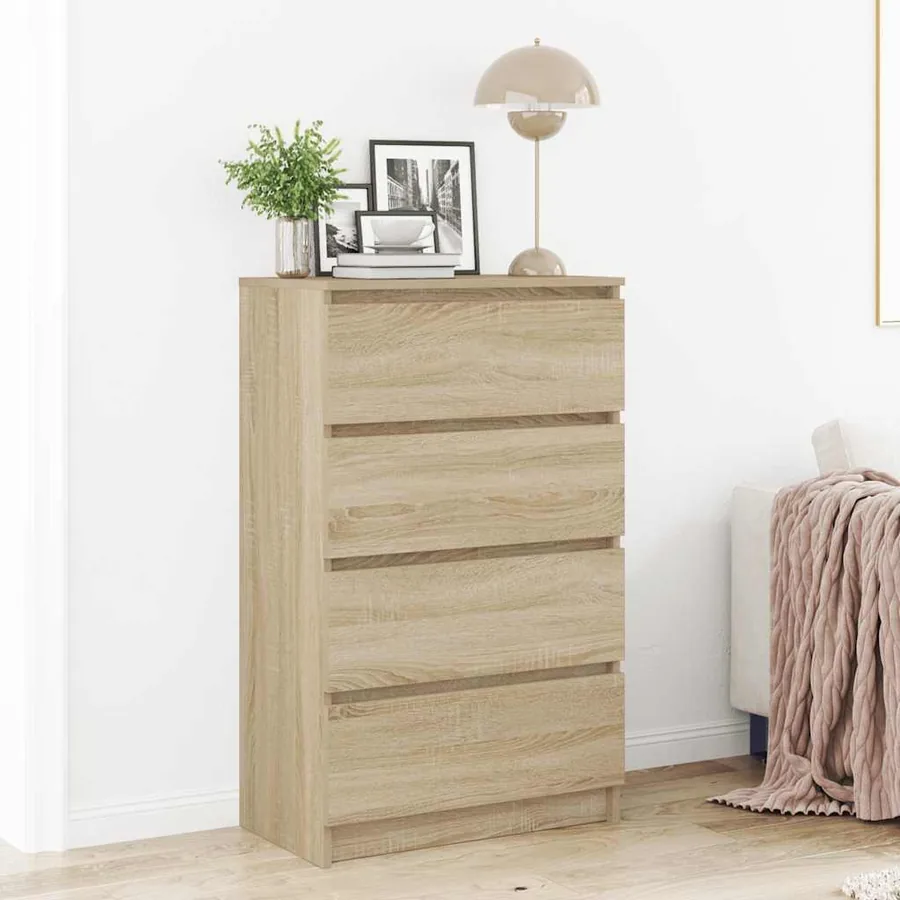 Buffet Chêne sonoma 60x35x98,5 cm Bois d'ingénierie