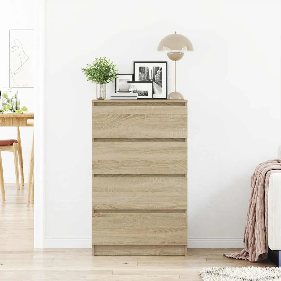 Buffet Chêne sonoma 60x35x98,5 cm Bois d'ingénierie - 3