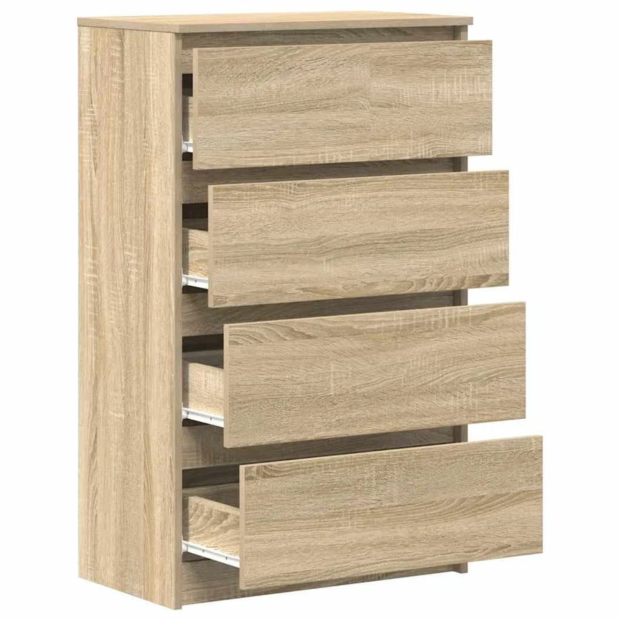 Buffet Chêne sonoma 60x35x98,5 cm Bois d'ingénierie - 5