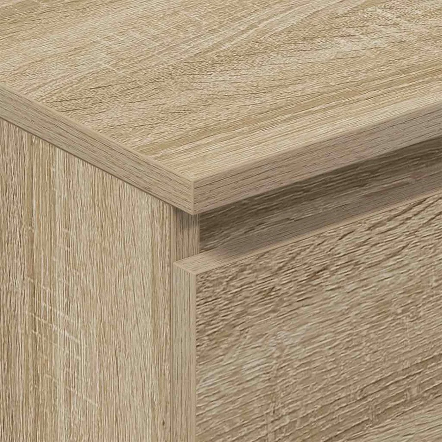 Buffet Chêne sonoma 60x35x98,5 cm Bois d'ingénierie - 9
