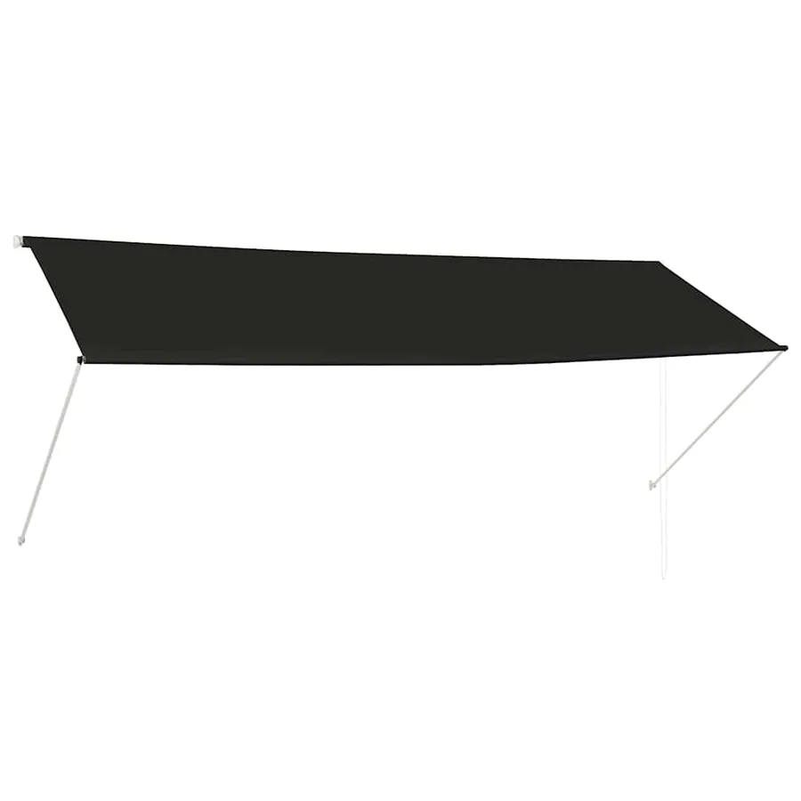 Auvent rétractable 350x150 cm Anthracite - 2