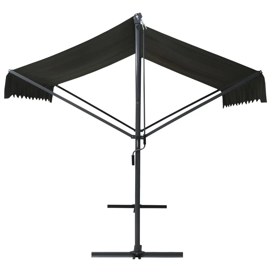 Auvent sur pied 500 x 300 cm Anthracite - 7