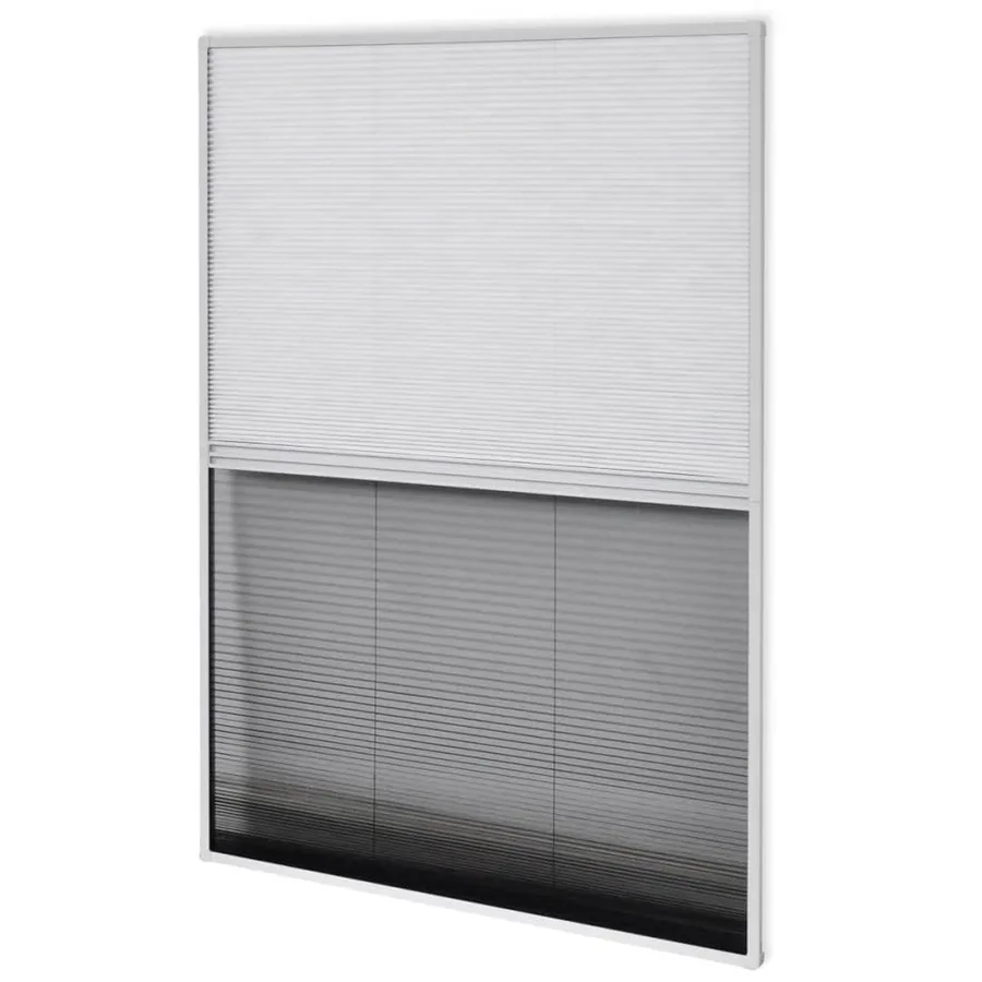 Moustiquaire plissée pour fenêtre et store Aluminium 80 x 100cm - 2