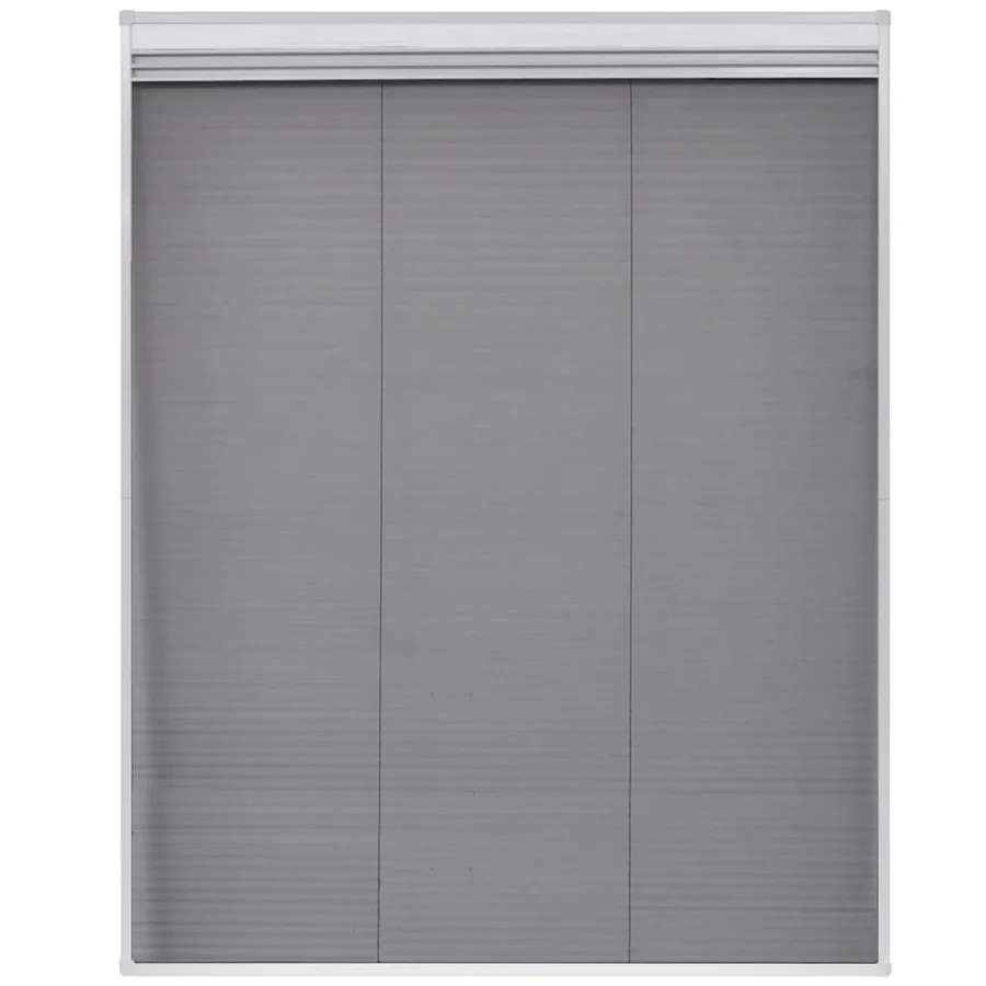Moustiquaire plissée pour fenêtre et store Aluminium 80 x 100cm - 4
