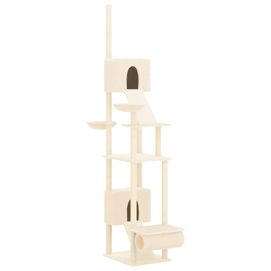 Arbre à chat du sol au plafond Crème 277-303 cm - 2