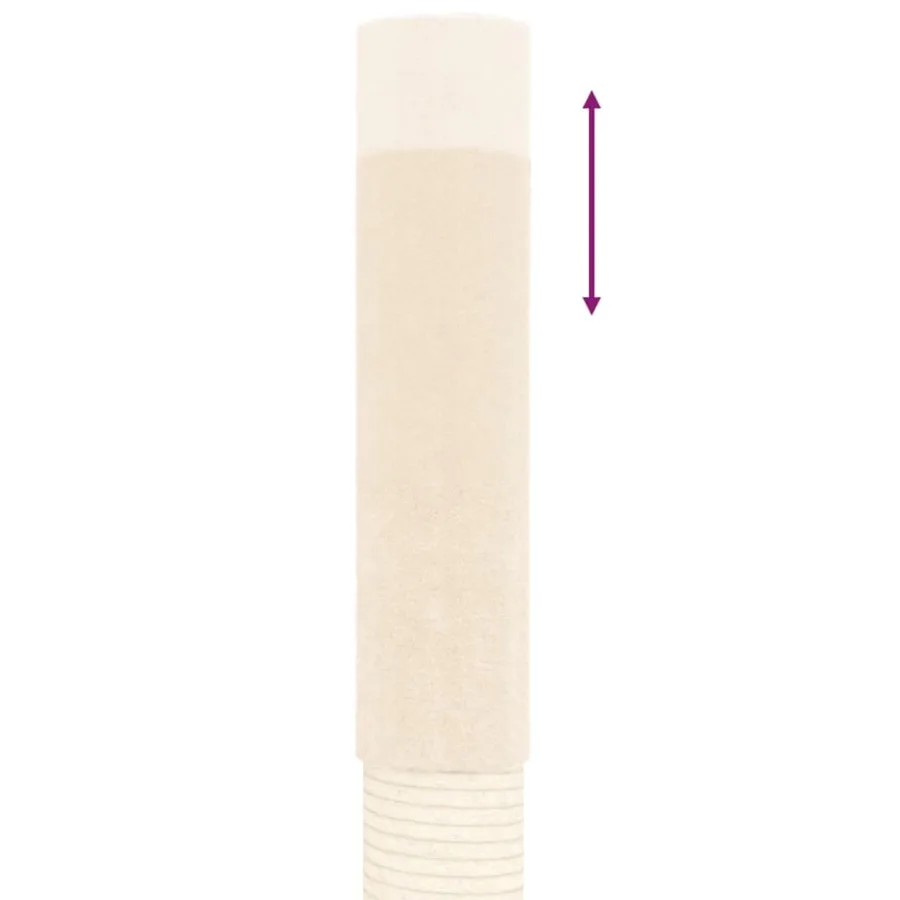 Arbre à chat du sol au plafond Crème 277-303 cm - 7