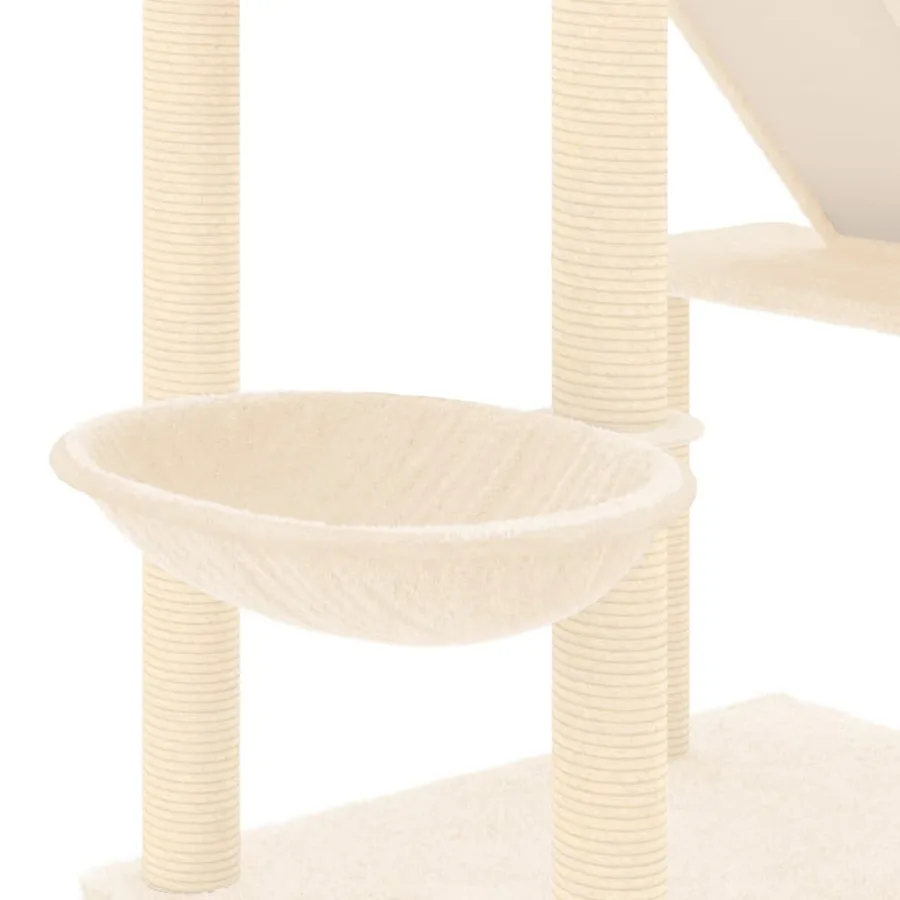 Arbre à chat du sol au plafond Crème 277-303 cm - 8