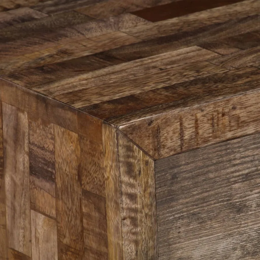 Meuble TV 118x30x40 cm Bois de manguier massif - 6