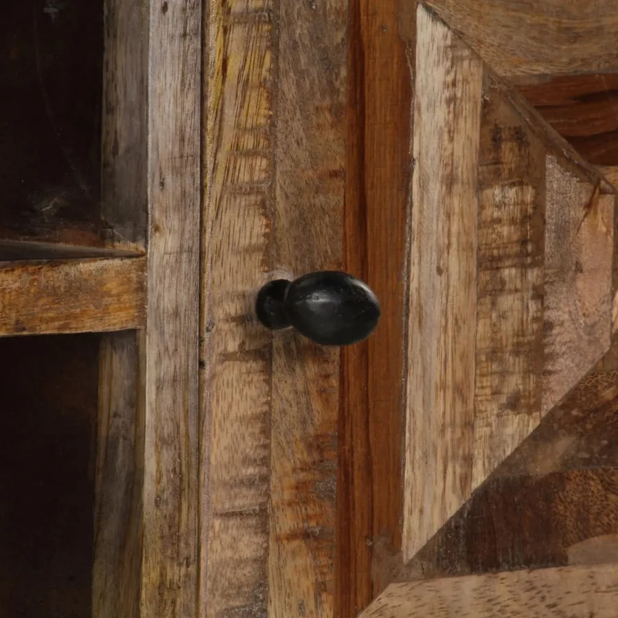 Meuble TV 118x30x40 cm Bois de manguier massif - 8