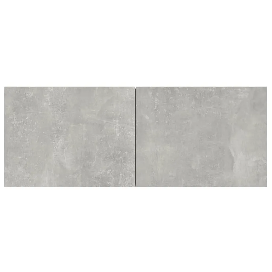 Meubles TV 4 pcs gris béton 80x30x30 cm bois d'ingénierie - 8
