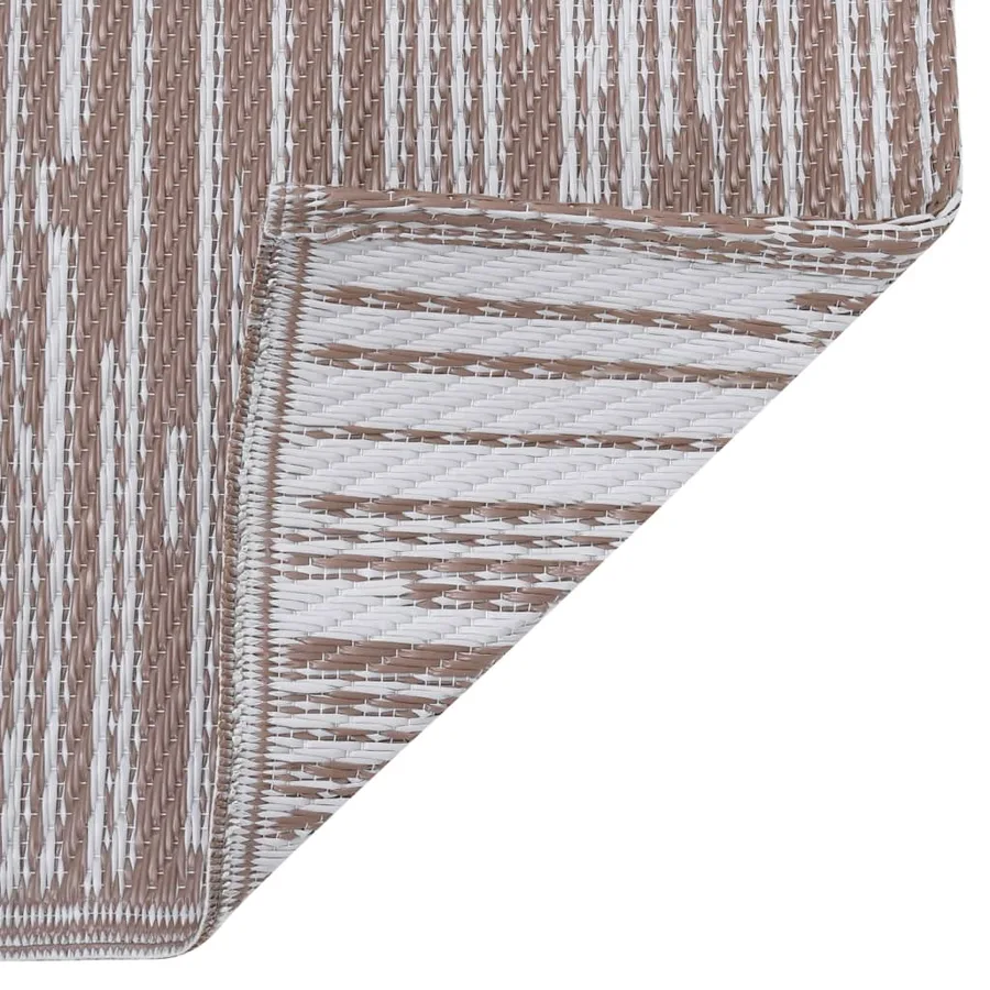 Tapis d'extérieur ARAKIL marron 190x290 cm PP - 6