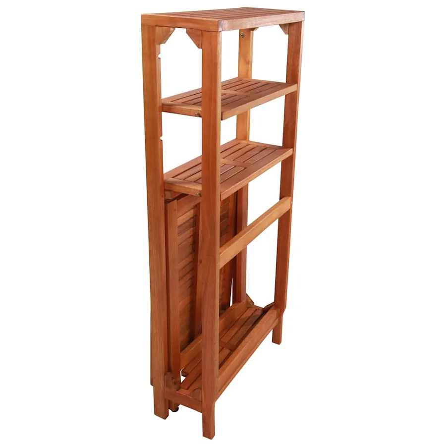 Mobilier de bistro pliable 3 pcs Bois d'acacia solide - 11
