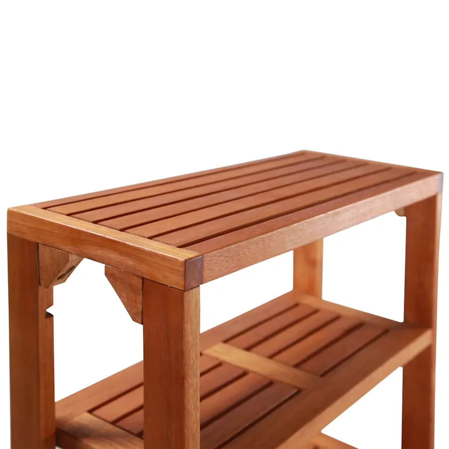 Mobilier de bistro pliable 3 pcs Bois d'acacia solide - 13