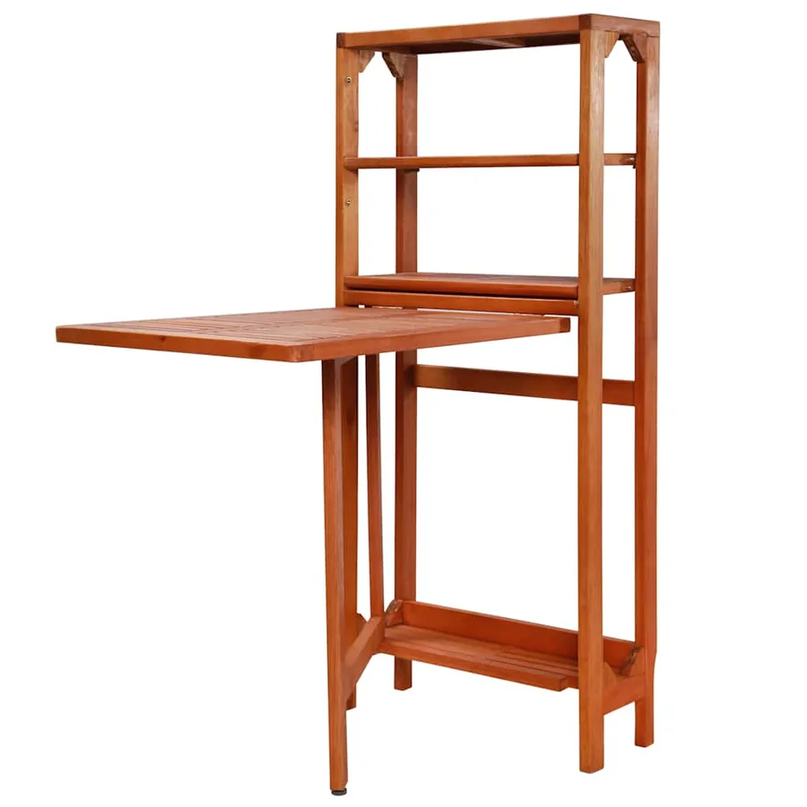 Mobilier de bistro pliable 3 pcs Bois d'acacia solide - 4