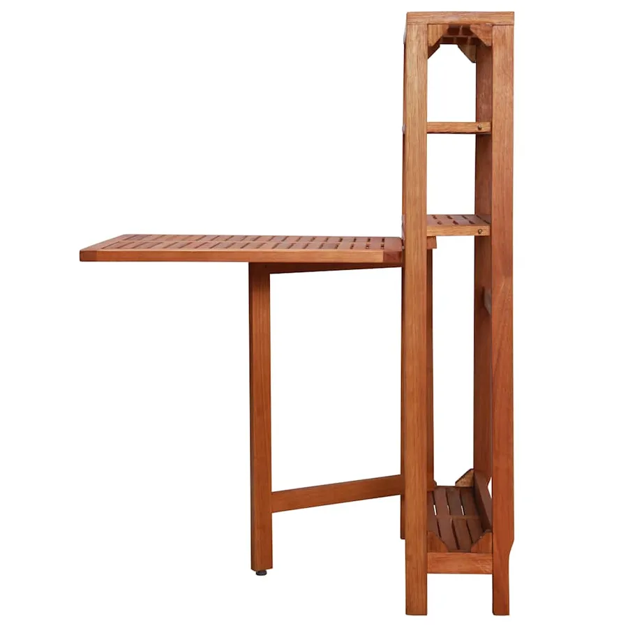 Mobilier de bistro pliable 3 pcs Bois d'acacia solide - 6
