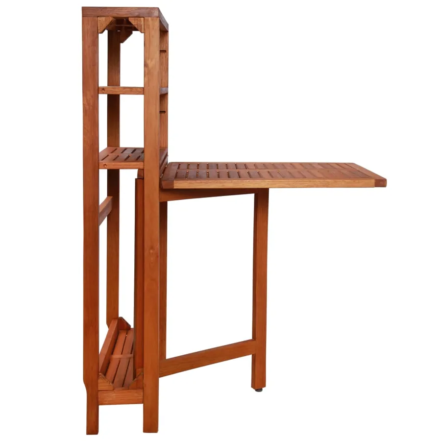 Mobilier de bistro pliable 3 pcs Bois d'acacia solide - 7