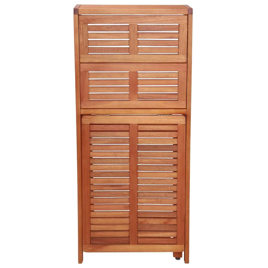 Mobilier de bistro pliable 3 pcs Bois d'acacia solide - 9