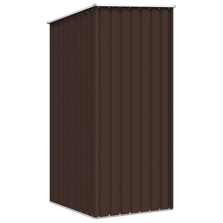 Abri de jardin Marrron 87x98x159 cm Acier galvanisé - 6