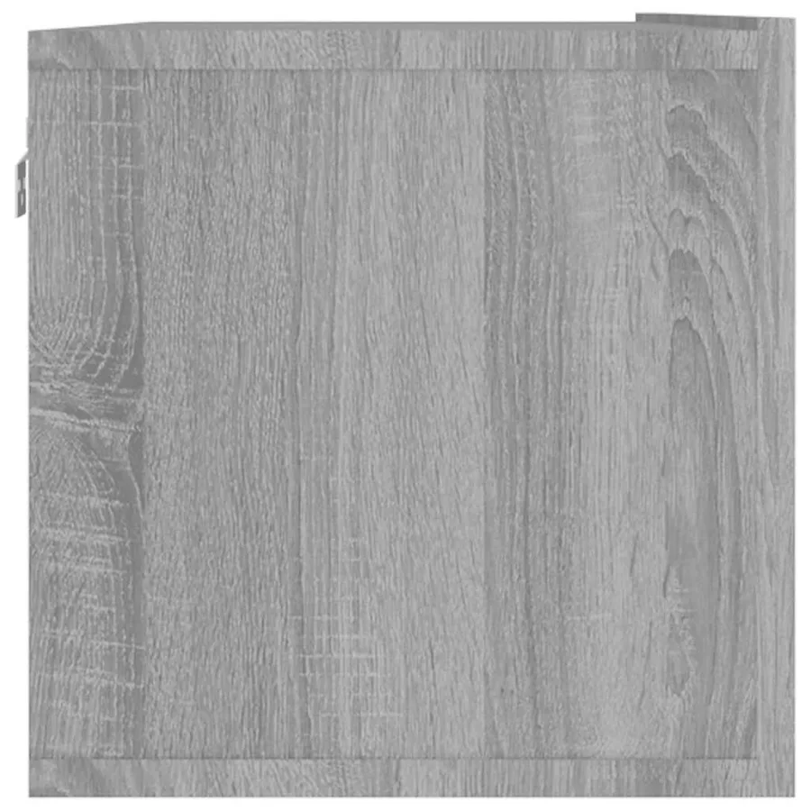 Armoire murale TV Sonoma gris 120x30x30 cm Bois d'ingénierie - 6