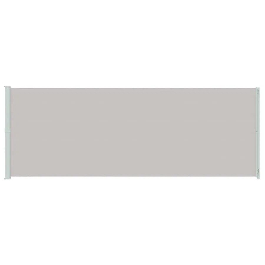 Auvent latéral rétractable de patio 220x600 cm Gris - 4