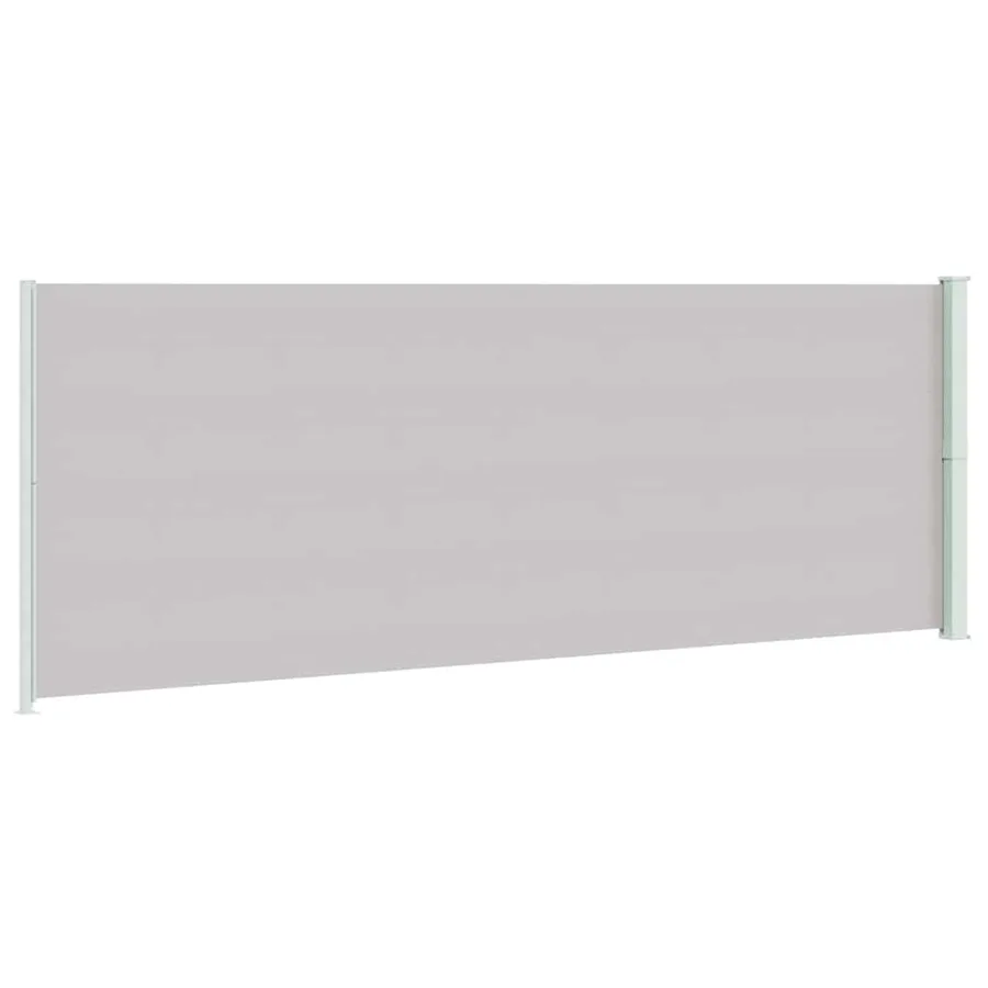 Auvent latéral rétractable de patio 220x600 cm Gris - 6