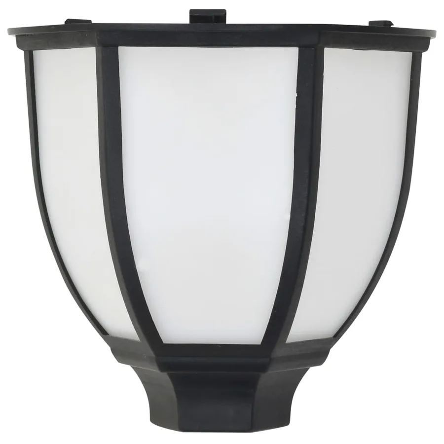 Lampes solaires à LED d'extérieur 6 pcs Noir - 7