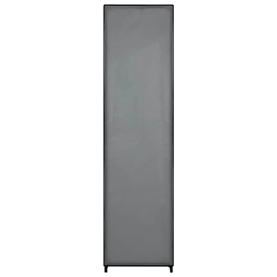 Garde-robe avec 4 compartiments Gris 175x45x170 cm - 6