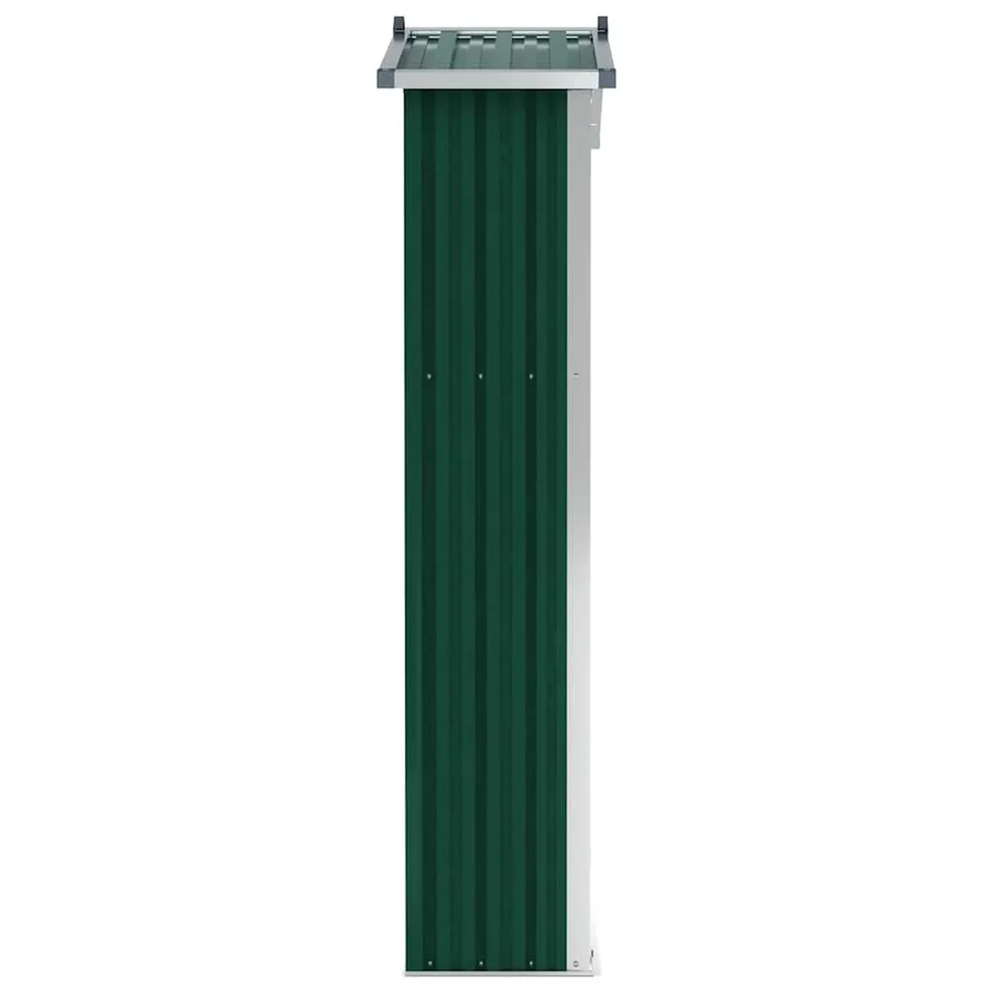 Abri de jardin Vert 116x45x175 cm Acier galvanisé - 7